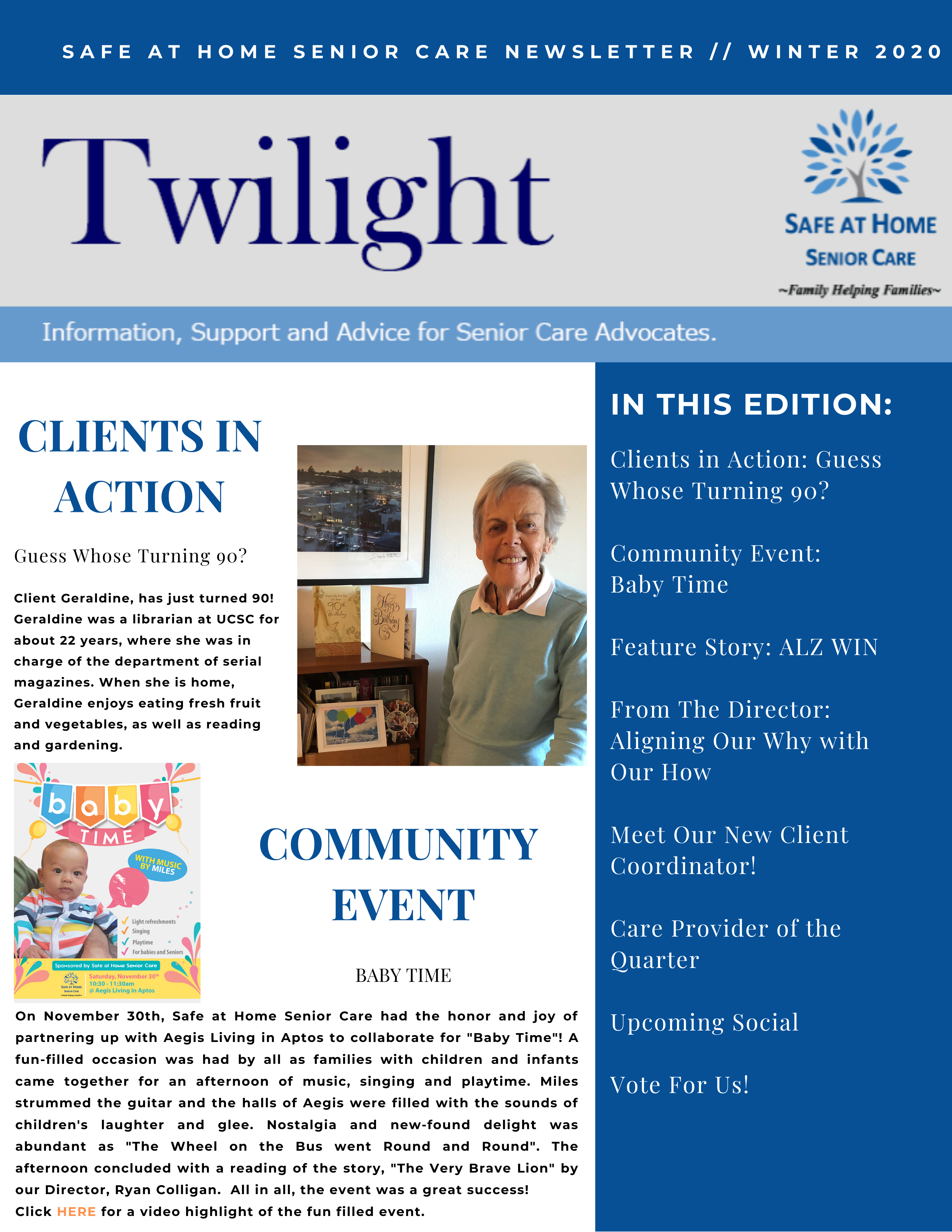 Safe At Home Newsletters Keep Up With Our Latest Updates